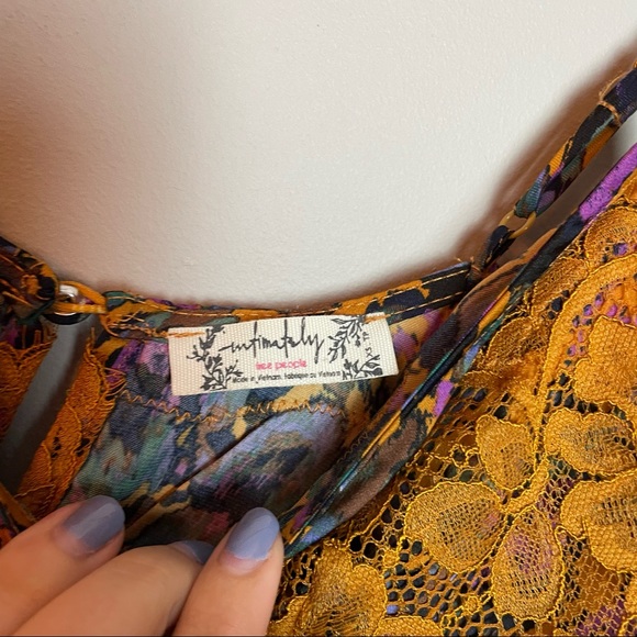 Intimately Free People tank leopard lace - Picture 2 of 5